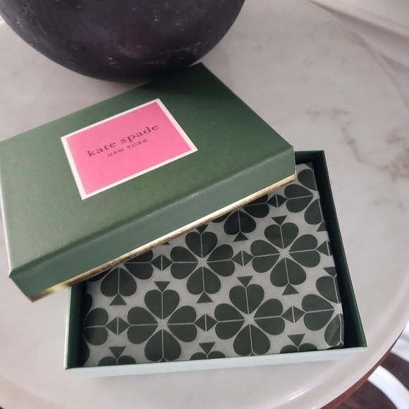 NIB Kate Spade Polished Sparkling Pave Crystal CZ Open End Cuff Bracelet Giftbox - Picture 7 of 8